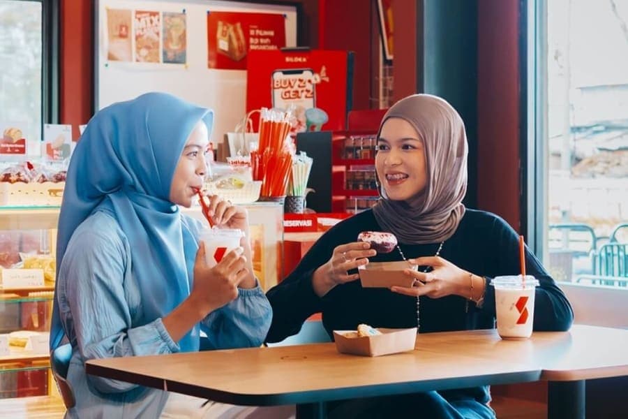 Interior dan suasana di Kopi Siloka 4 Palembang